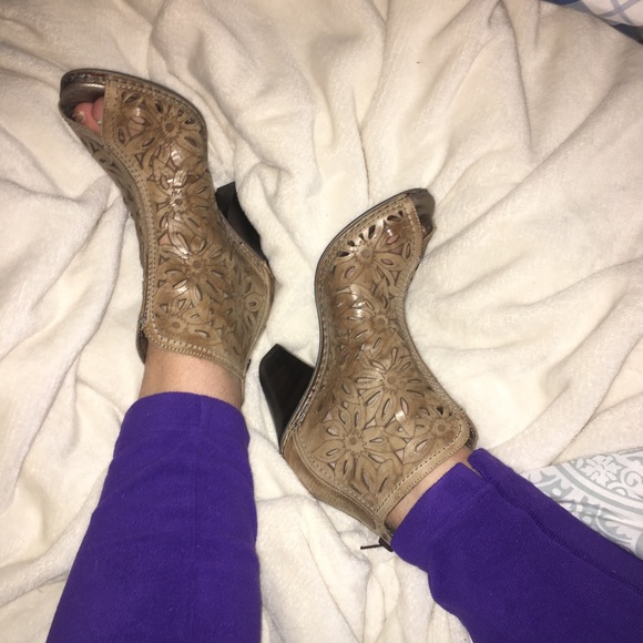 Jose Saenz detailed floral bootie, brown, size 40 - Picture 8 of 8